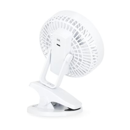 Ventoinha de mesa com clip VIENTO 6W/5V 2000 mAh branco