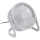 Ventoinha de mesa USB diâmetro 15 cm branco