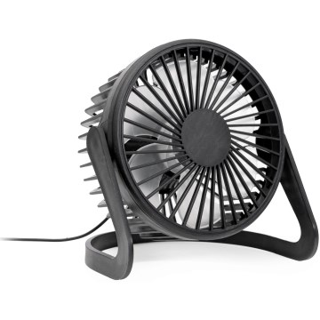 Ventoinha de mesa USB diâmetro 15 cm preto