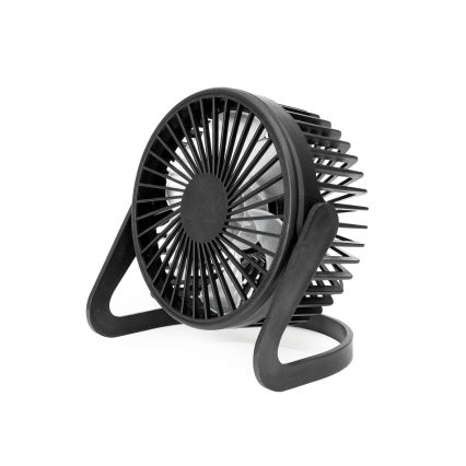 Ventoinha de mesa USB diâmetro 15 cm preto