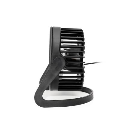 Ventoinha de mesa USB diâmetro 15 cm preto