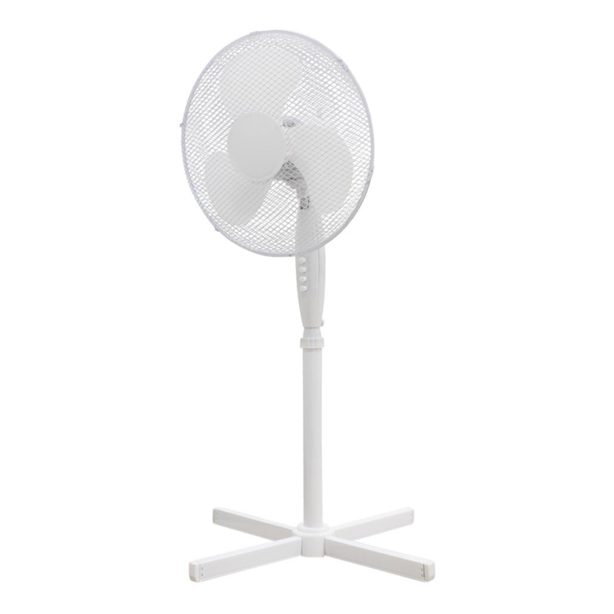 Ventoinha de pé 40 cm, 3 velocidades, branco 50W