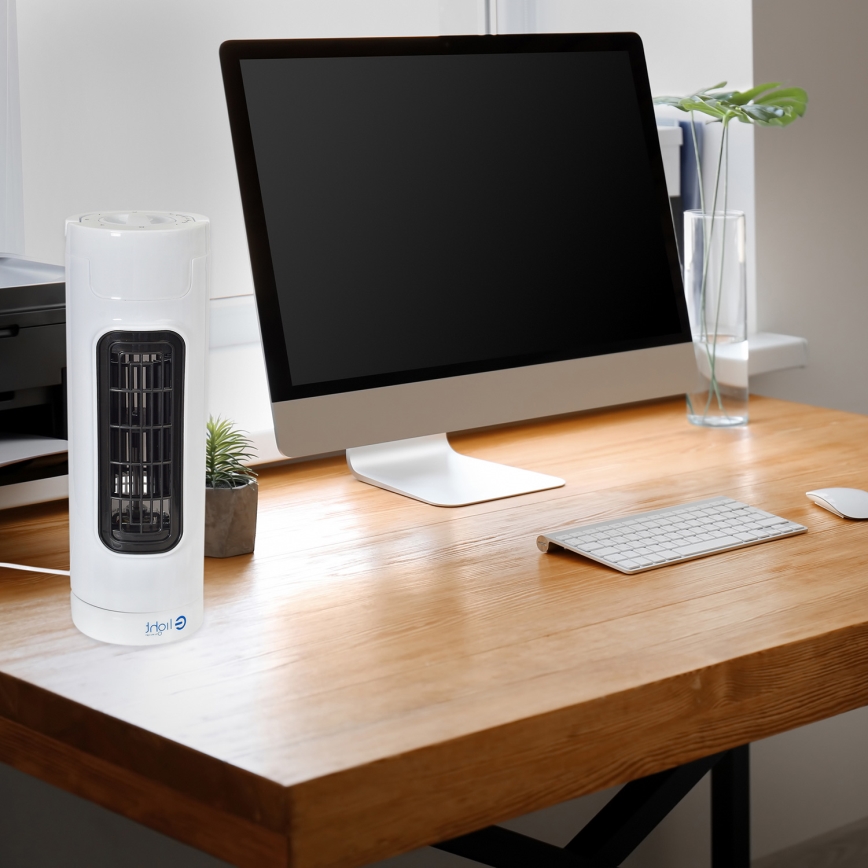 Ventoinha de pé TOWER 30W/230V branco