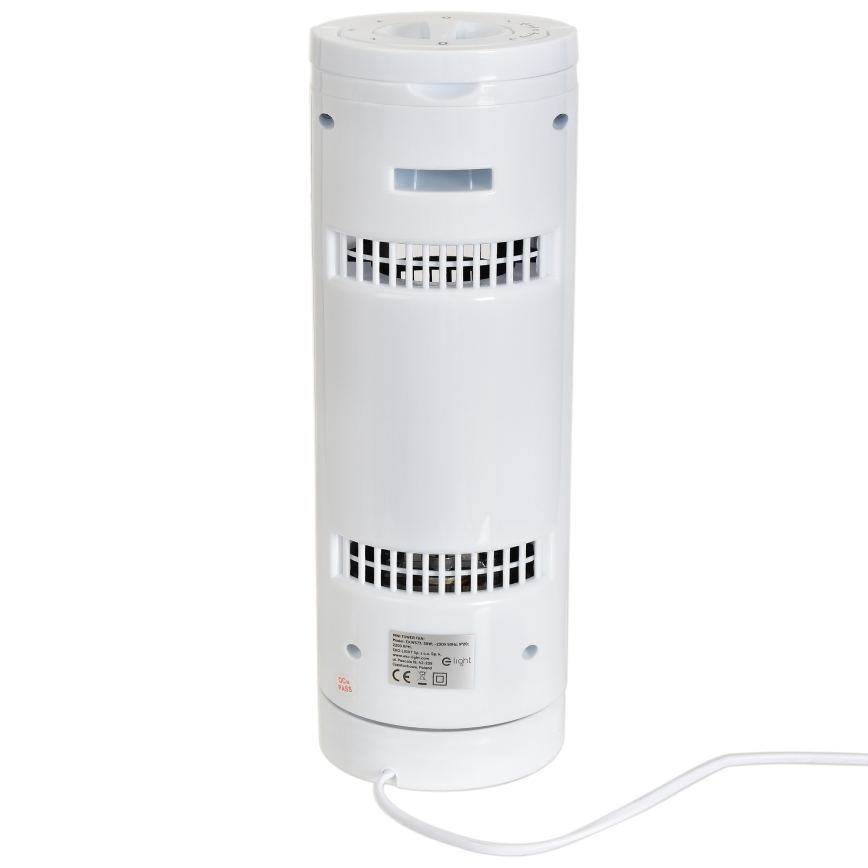 Ventoinha de pé TOWER 30W/230V branco