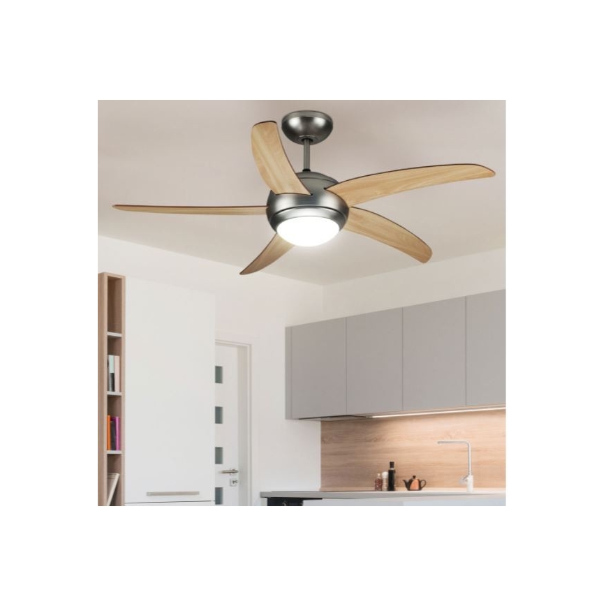Ventoinha de teto 2xE27/20W/230V diâmetro 132 cm + comando