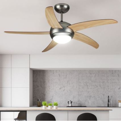 Ventoinha de teto 2xE27/20W/230V diâmetro 132 cm + comando