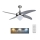 Ventoinha de teto LED/15W/230V 3000K/4000K/6400K + controlo remoto
