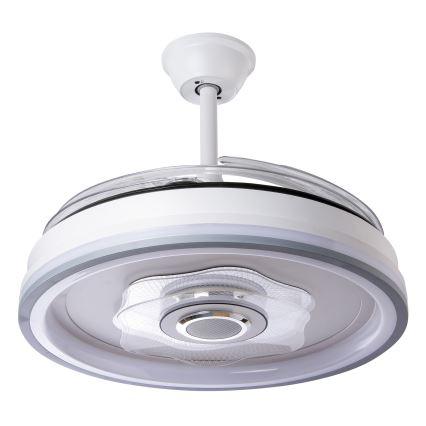 Ventoinha de teto LED com regulação LED/70W/230V 3000-6000K diâmetro 50 cm branco + comando