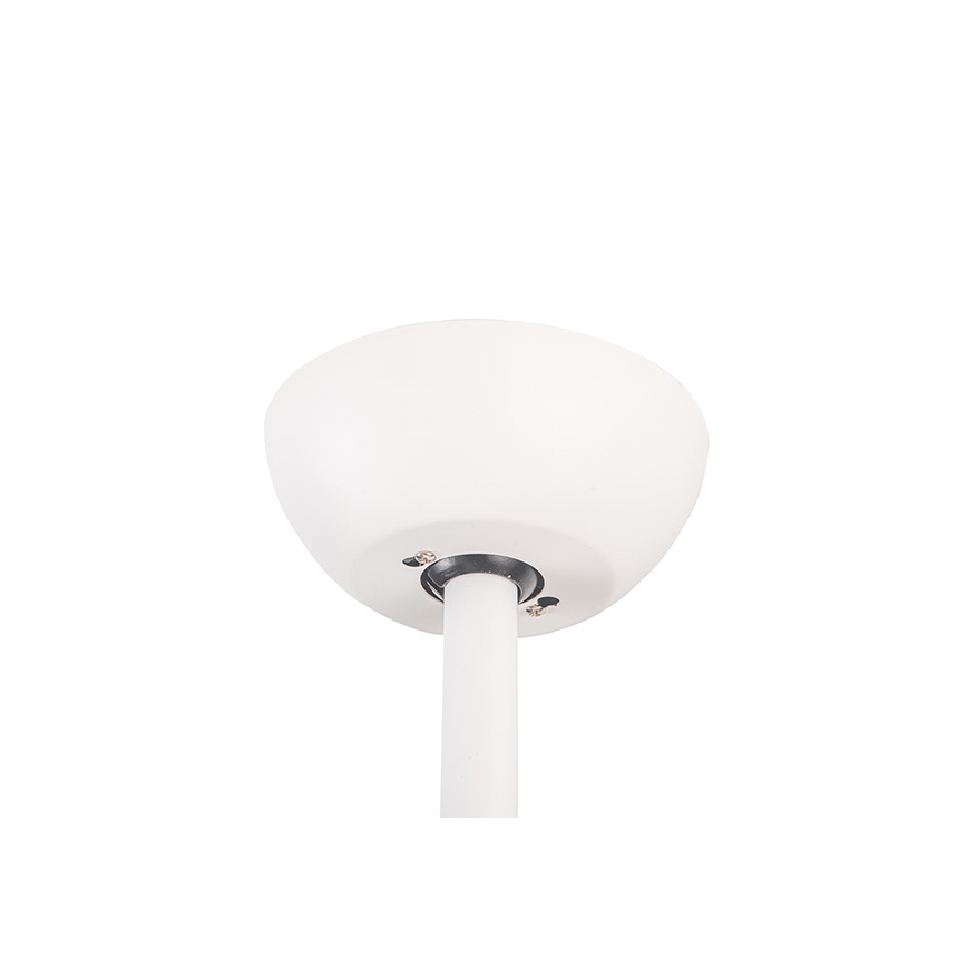 Ventoinha de teto para casa de banho d. 132 cm IP44 branco + comando