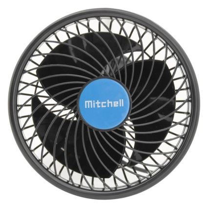 Ventoinha para automóvel com ventosa 9W/12V preto