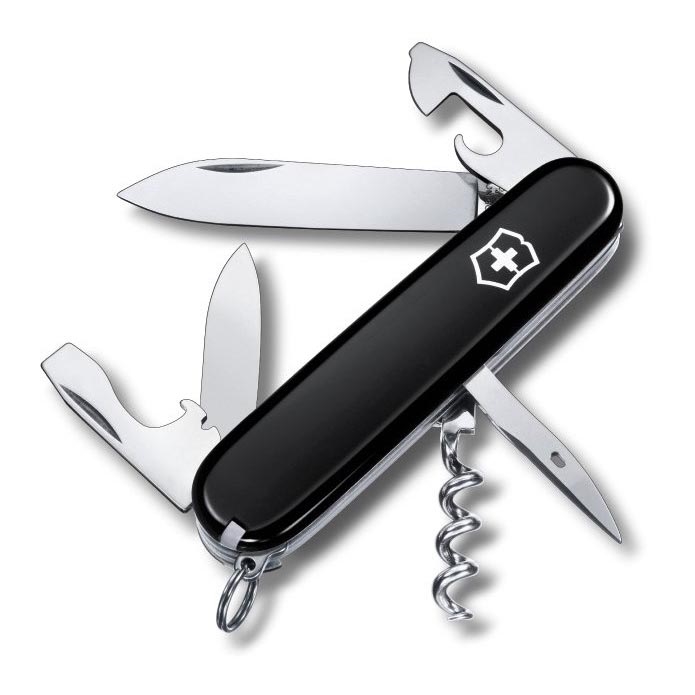 Victorinox - Canivete multifuncional 9,1 cm/12 funções preto
