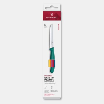 Victorinox - Conjunto de 6 facas para legumes SWISS CLASSIC, lâminas de 11 cm, multicolorido