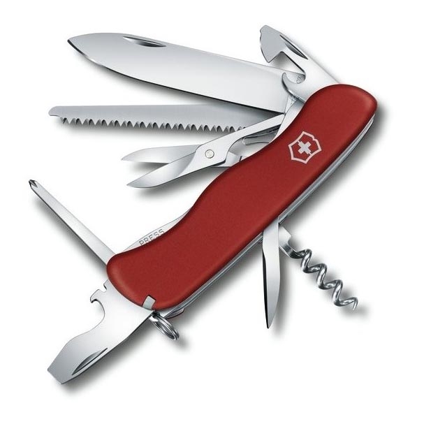 Victorinox - Faca de bolso multifuncional 11,1 cm/14 funções vermelho