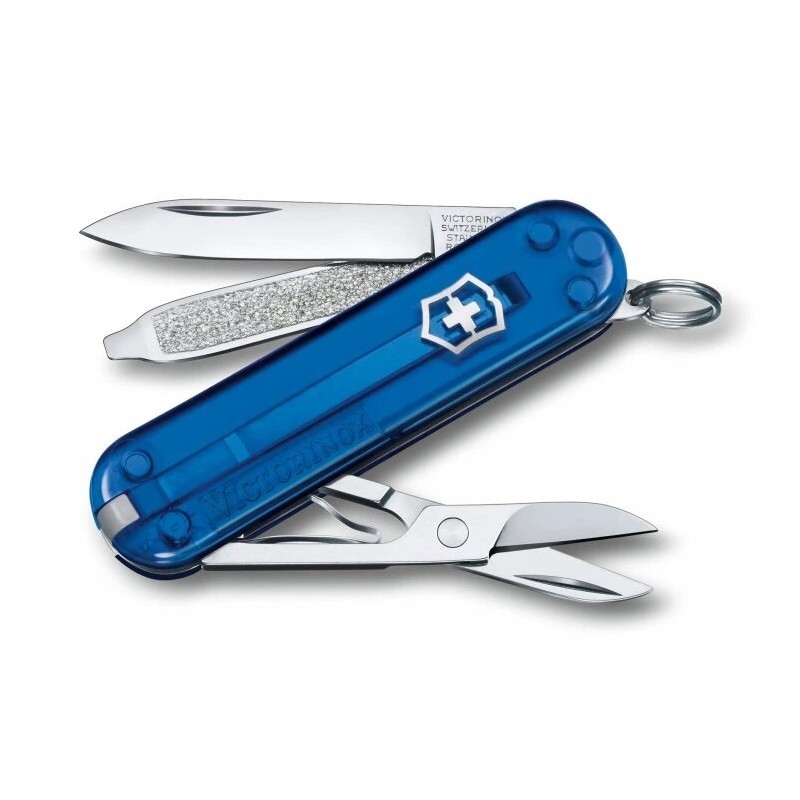 Victorinox - Faca de bolso multifuncional CLASSIC SD 5,8 cm/7 funções azul escuro