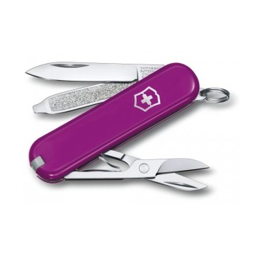 Victorinox - Faca de bolso multifuncional CLASSIC SD 5,8 cm/7 funções roxo