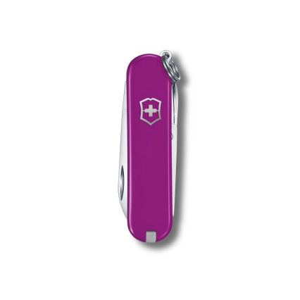 Victorinox - Faca de bolso multifuncional CLASSIC SD 5,8 cm/7 funções roxo