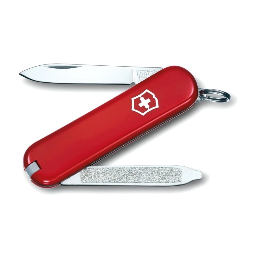 Victorinox - Faca de bolso multifuncional ESCORT 5,8 cm/6 funções vermelho