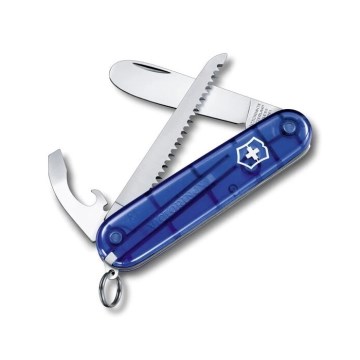 Victorinox - Faca de bolso multifuncional MY FIRST VICTORINOX 8,4 cm/8 funções azul