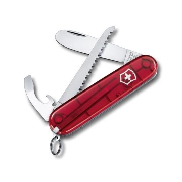 Victorinox - Faca de bolso multifuncional MY FIRST VICTORINOX 8,4 cm/8 funções vermelho