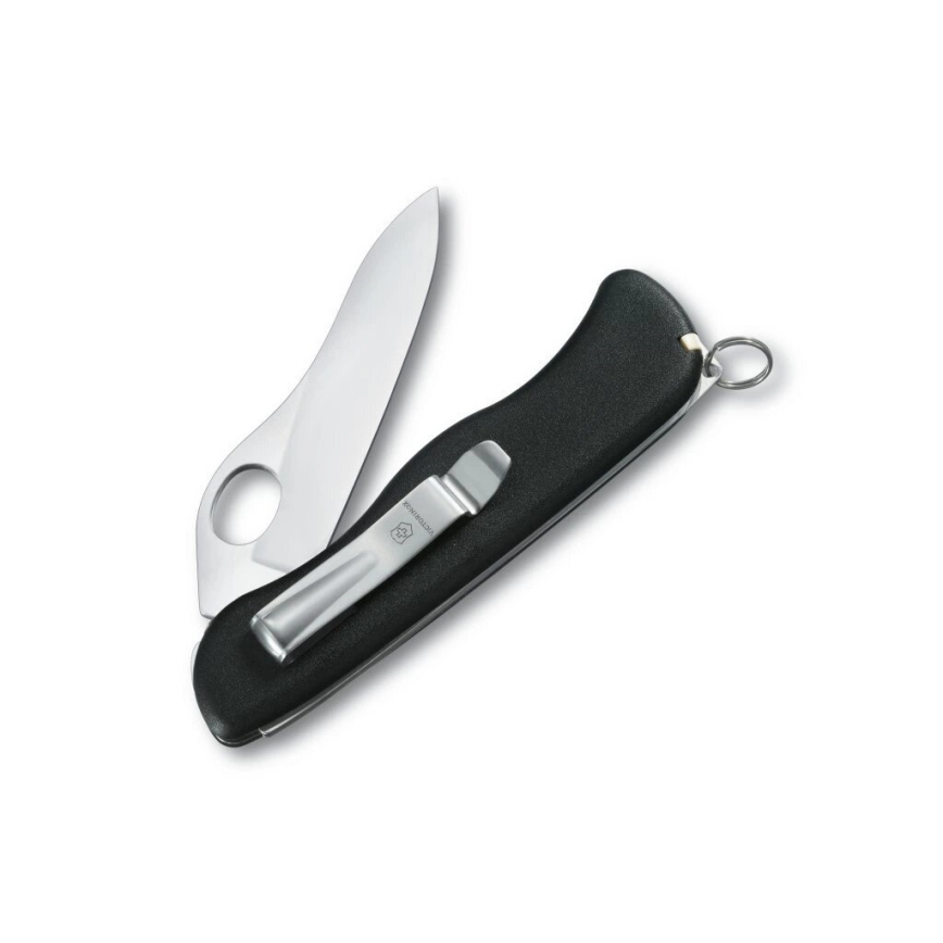 Victorinox - Faca de bolso multifuncional SENTINEL CLIP 11,1 cm/4 funções preto