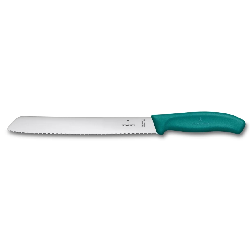 Victorinox - Faca de pão para cozinha SWISS CLASSIC 21 cm turquesa