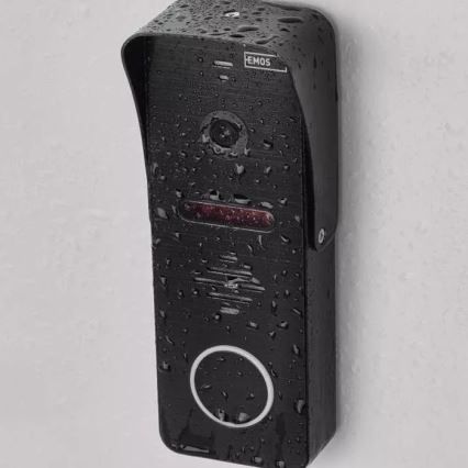 Video porteiro com sensor de movimento GoSmart 12V IP65 Wi-Fi Tuya