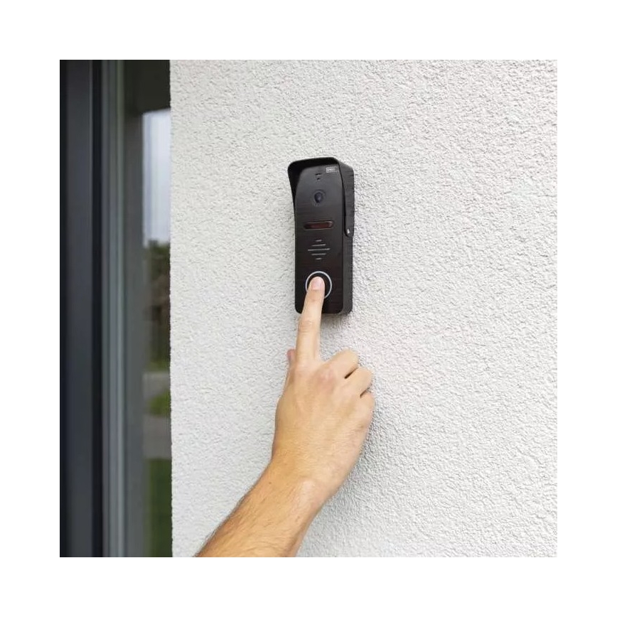 Video porteiro com sensor de movimento GoSmart 12V IP65 Wi-Fi Tuya