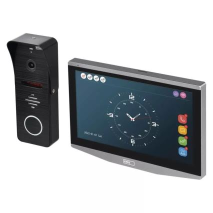 Video porteiro com sensor de movimento GoSmart 12V IP65 Wi-Fi Tuya