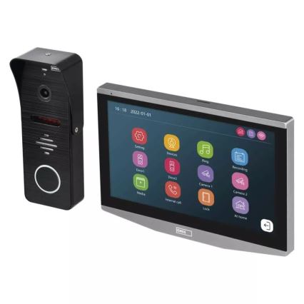 Video porteiro com sensor de movimento GoSmart 12V IP65 Wi-Fi Tuya