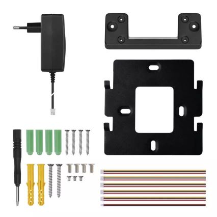 Video porteiro com sensor de movimento GoSmart 12V IP65 Wi-Fi Tuya