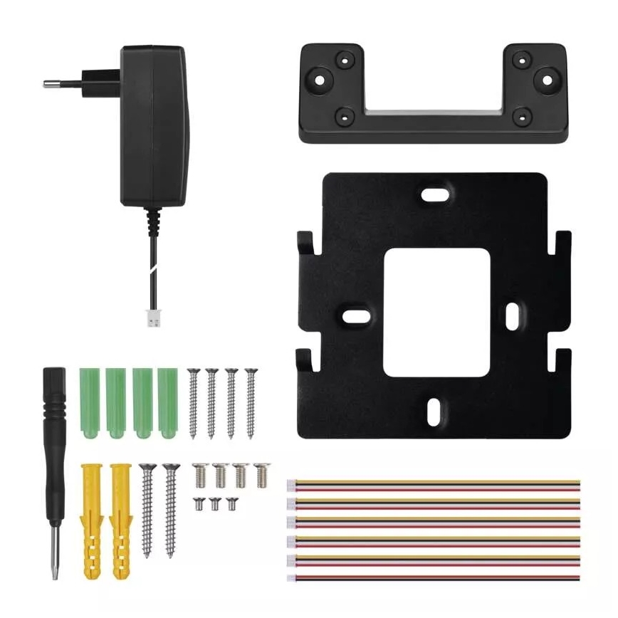 Video porteiro com sensor de movimento GoSmart 12V IP65 Wi-Fi Tuya