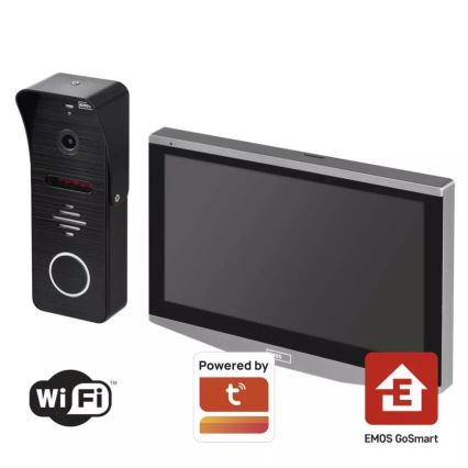 Video porteiro com sensor de movimento GoSmart 12V IP65 Wi-Fi Tuya