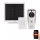 Vídeoporteiro sem fios com painel solar GoSmart 4400 mAh 3xAA IP44 Wi-Fi Tuya