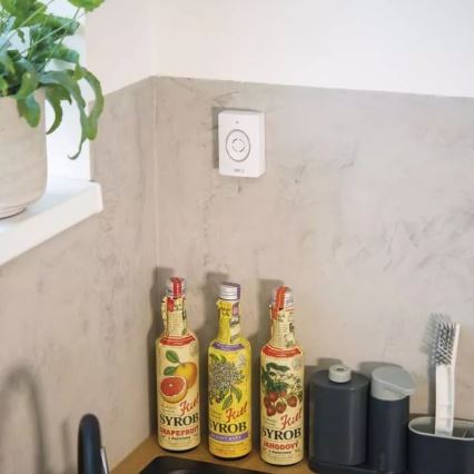 Vídeoporteiro sem fios com painel solar GoSmart 4400 mAh 3xAA IP44 Wi-Fi Tuya
