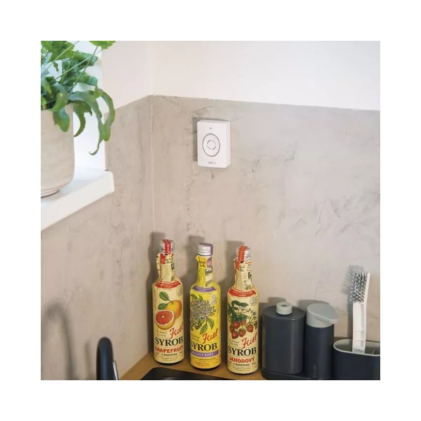 Vídeoporteiro sem fios com painel solar GoSmart 4400 mAh 3xAA IP44 Wi-Fi Tuya