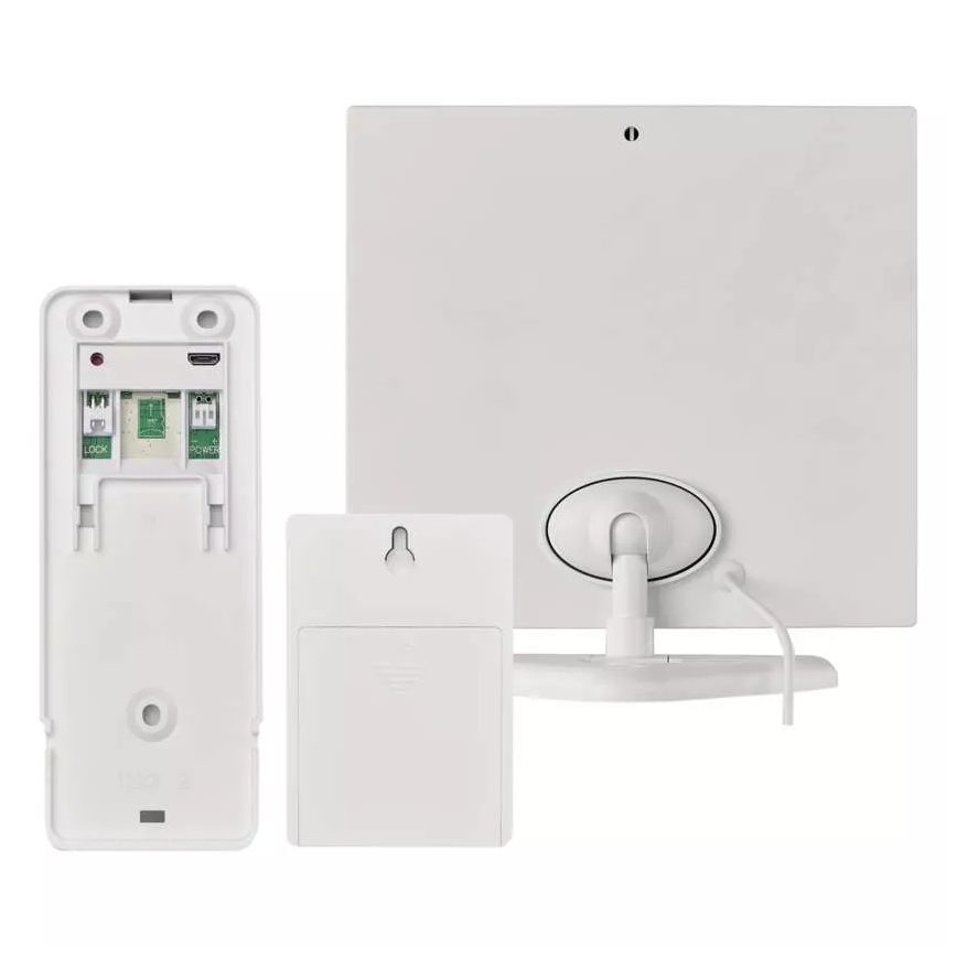 Vídeoporteiro sem fios com painel solar GoSmart 4400 mAh 3xAA IP44 Wi-Fi Tuya