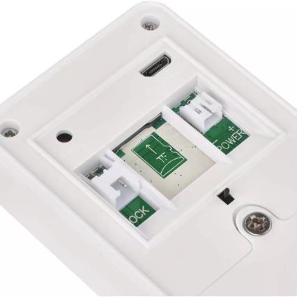 Vídeoporteiro sem fios com painel solar GoSmart 4400 mAh 3xAA IP44 Wi-Fi Tuya