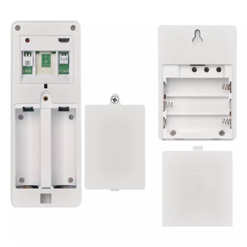 Vídeoporteiro sem fios com painel solar GoSmart 4400 mAh 3xAA IP44 Wi-Fi Tuya