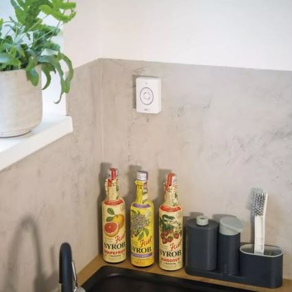 Vídeoporteiro sem fios com sensor de movimento GoSmart 12V 3xAA IP44 Wi-Fi Tuya
