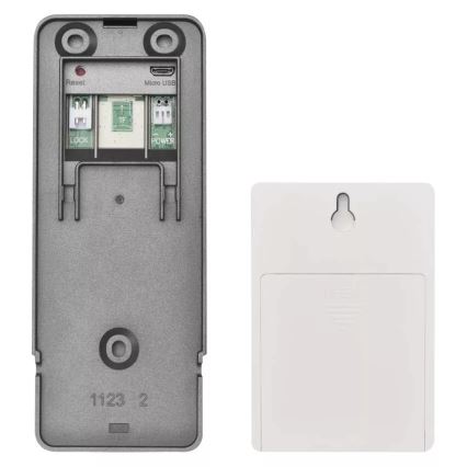 Vídeoporteiro sem fios com sensor de movimento GoSmart 12V 3xAA IP44 Wi-Fi Tuya