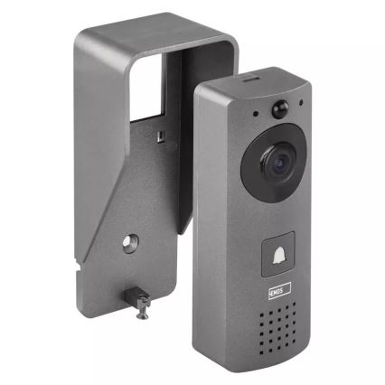 Vídeoporteiro sem fios com sensor de movimento GoSmart 12V 3xAA IP44 Wi-Fi Tuya