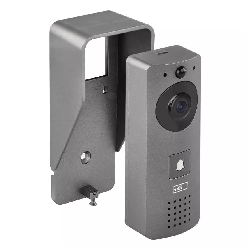 Vídeoporteiro sem fios com sensor de movimento GoSmart 12V 3xAA IP44 Wi-Fi Tuya