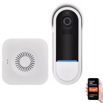 Vídeoporteiro sem fios com sensor de movimento GoSmart 5V 3xAA IP65 Wi-Fi Tuya