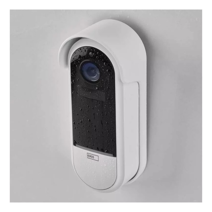 Vídeoporteiro sem fios com sensor de movimento GoSmart 5V 3xAA IP65 Wi-Fi Tuya