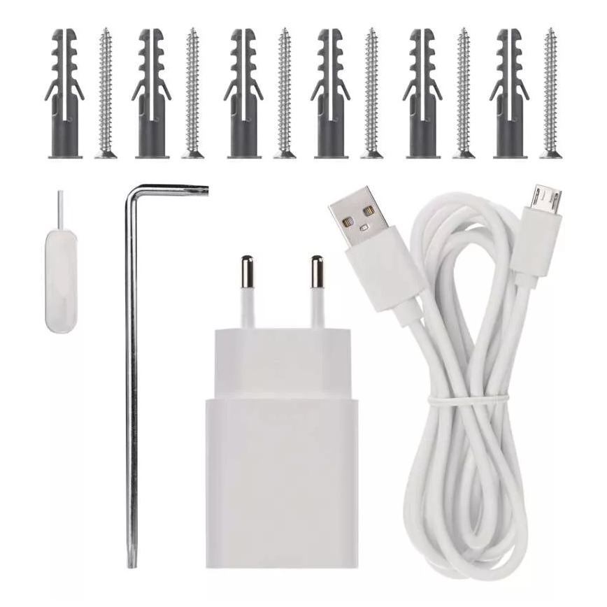 Vídeoporteiro sem fios com sensor de movimento GoSmart 5V 3xAA IP65 Wi-Fi Tuya