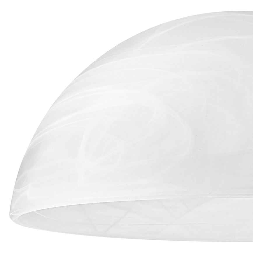 Vidro de substituição para candeeiro E27 130x300 mm branco