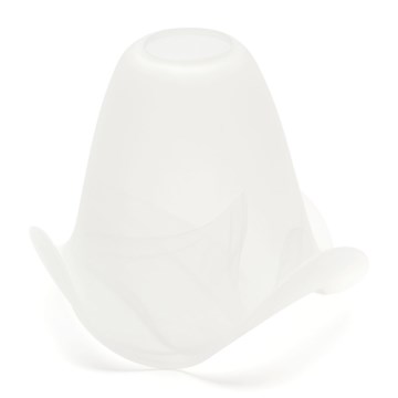 Vidro de substituição para candeeiro e lâmpada SISI E14 diâmetro 13 cm branco
