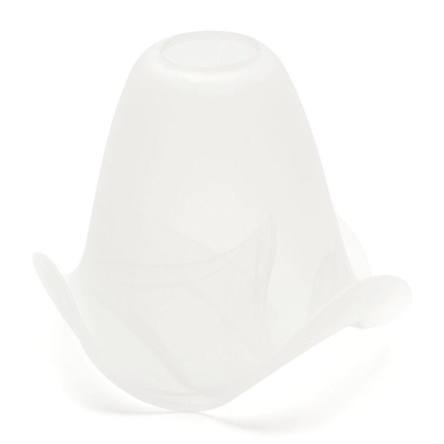 Vidro de substituição para candeeiro e lâmpada SISI E14 diâmetro 13 cm branco