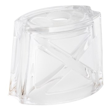Vidro de substituição para candeeiro E14 10x12 cm branco