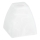 Vidro de substituição para candeeiro E14 10x13 cm branco